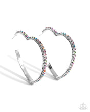 Load image into Gallery viewer, Paparazzi Earrings ~ Halftime Hearts - Multi
