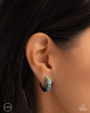 Load image into Gallery viewer, Ombré Observer - Blue Clip on Earrings - Paparazzi
