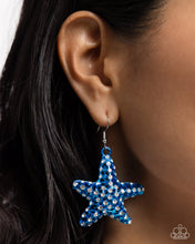 Load image into Gallery viewer, Skilled Starfish - Blue Paparazzi Earrings
