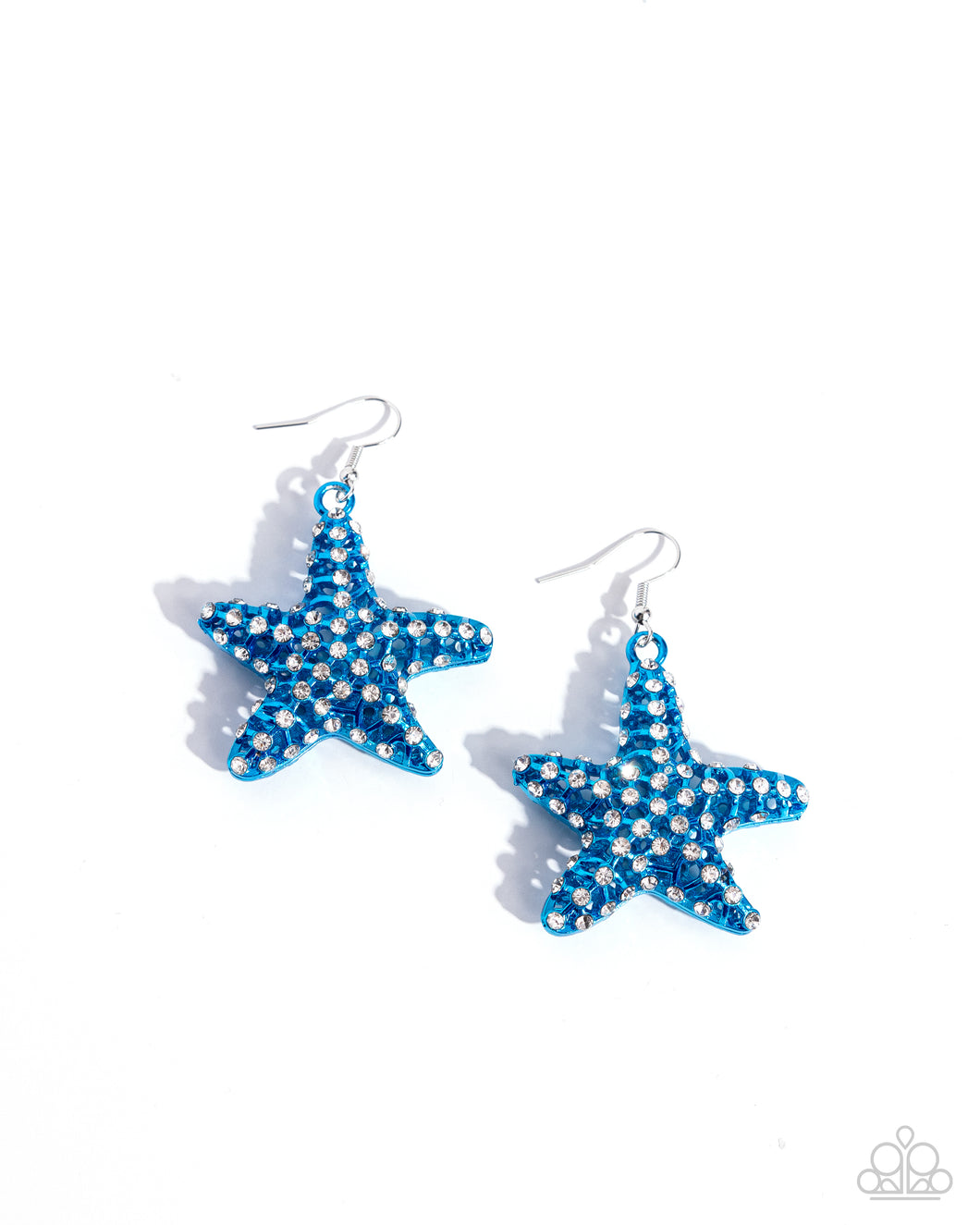 Skilled Starfish - Blue Paparazzi Earrings