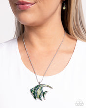 Load image into Gallery viewer, Tropical Talent - Green Fish Necklace - Paparazzi
