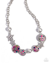 Load image into Gallery viewer, Starry Shopaholic - Pink Paparazzi Necklace
