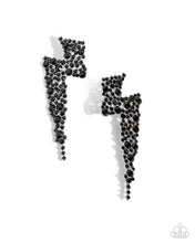 Load image into Gallery viewer, Paparazzi Earrings - Electric Effulgence - Black
