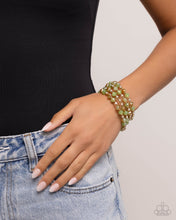 Load image into Gallery viewer, Refined Reality - Paparazzi Green Coil Bracelet
