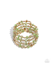 Load image into Gallery viewer, Refined Reality - Paparazzi Green Coil Bracelet

