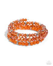 Load image into Gallery viewer, Cultured Cause - Orange - Paparazzi Coil Bracelet
