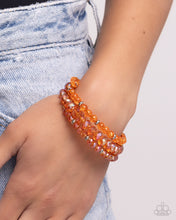 Load image into Gallery viewer, Cultured Cause - Orange - Paparazzi Coil Bracelet
