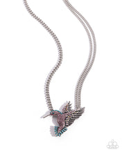 Load image into Gallery viewer, Hummingbird Headline - Purple Paparazzi Necklace
