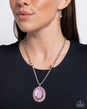 Load image into Gallery viewer, Manufactured Majesty - Pink - Paparazzi Necklace
