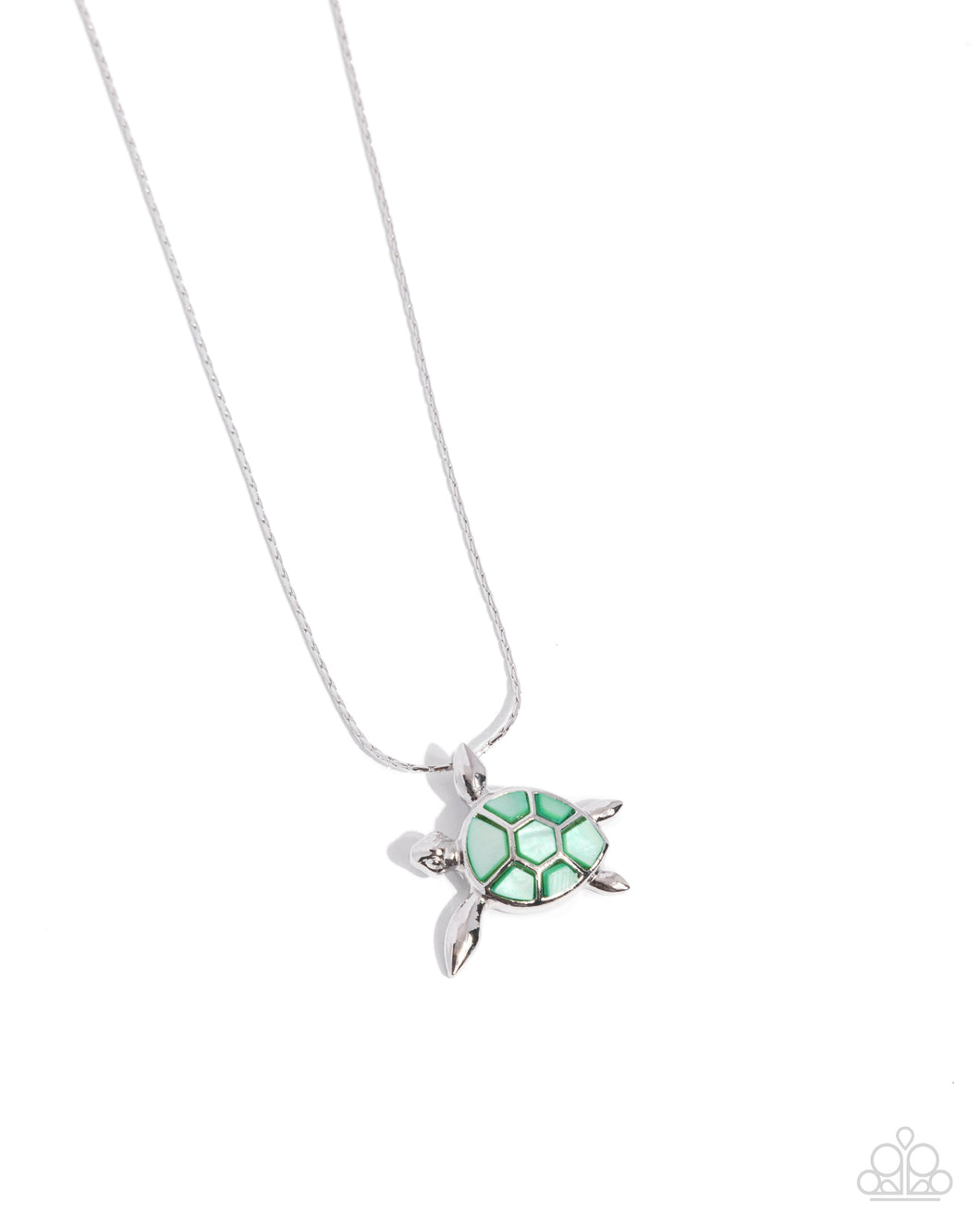 Paparazzi Necklace ~ Sea Turtle Statement - Green