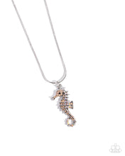 Load image into Gallery viewer, Paparazzi Necklace ~ Seahorse Shanty - Orange
