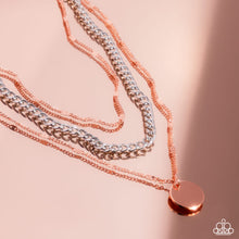 Load image into Gallery viewer, Dainty Development - Copper Necklace - Paparazzi
