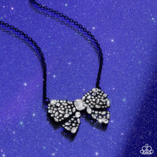 Load image into Gallery viewer, Bewitching Bow - Black Necklace - Paparazzi
