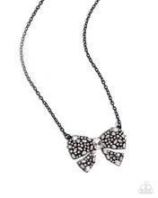Load image into Gallery viewer, Bewitching Bow - Black Necklace - Paparazzi
