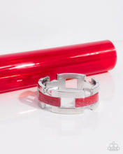 Load image into Gallery viewer, Modern Merger - Red Hinge Bracelet
