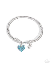 Load image into Gallery viewer, Heart Hour - Blue Bracelet - Paparazzi
