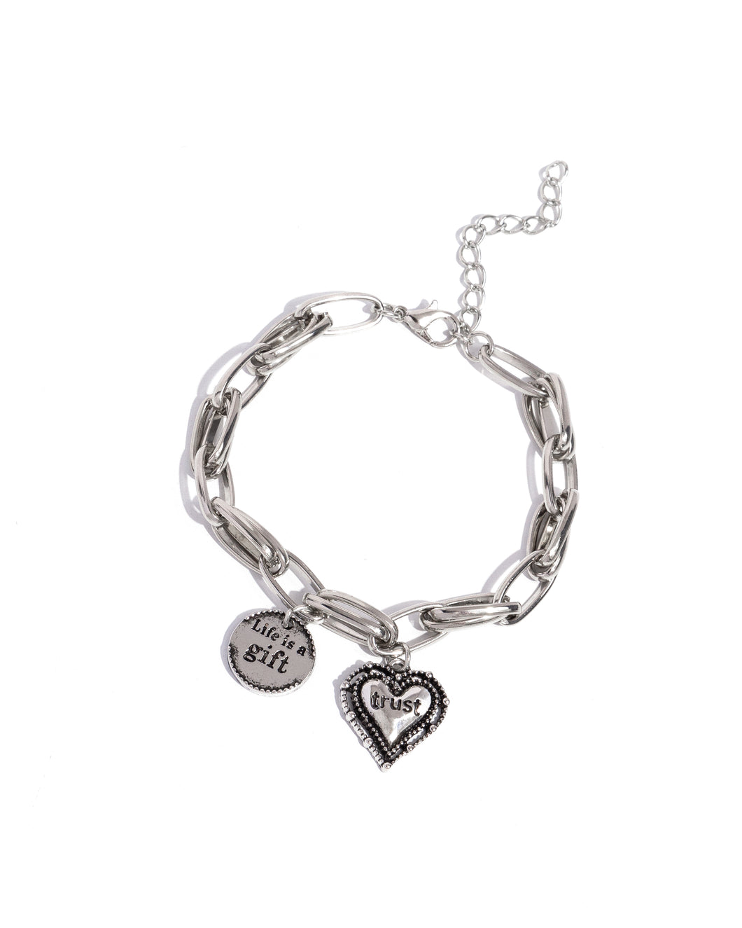 Life Is A Gift - Silver Bracelet - Paparazzi