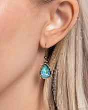 Load image into Gallery viewer, Talented Teardrops - Brass Necklace - Paparazzi
