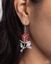 Load image into Gallery viewer, Tulip Tradition - Red Earrings - Paparazzi
