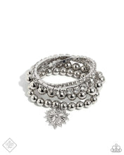 Load image into Gallery viewer, Excessive Elegance - White Bracelet - Paparazzi
