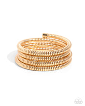 Load image into Gallery viewer, Casual Coils - Gold Coil Bracelet - Paparazzi
