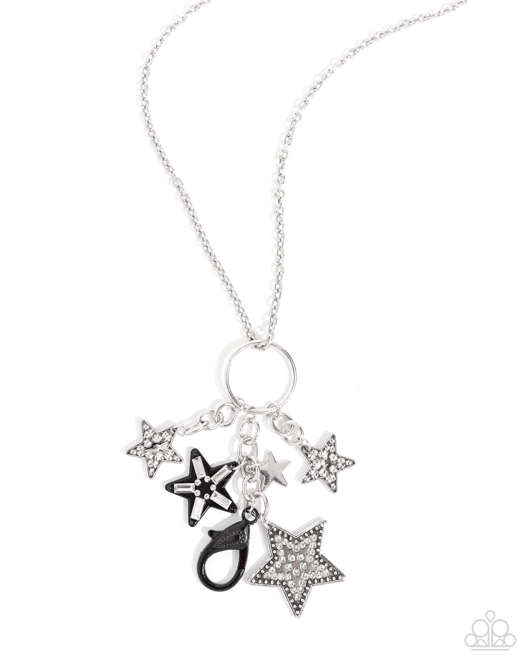 SPRINKLE of Stars - Black Necklace - Paparazzi