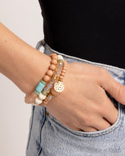 Load image into Gallery viewer, Sunset Sass - White Bracelet - Paparazzi
