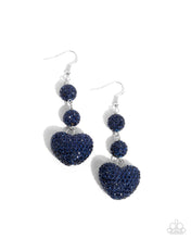 Load image into Gallery viewer, Vision in Shimmer - Blue Paparazzi Earrings

