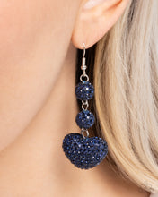 Load image into Gallery viewer, Vision in Shimmer - Blue Paparazzi Earrings
