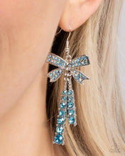 Load image into Gallery viewer, Date Night Decadence - Blue Earrings - Paparazzi
