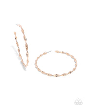 Load image into Gallery viewer, Steady Spirals - Gold Hoops - Paparazzi
