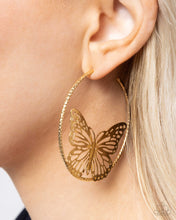 Load image into Gallery viewer, Aerial Alias - Gold Earrings - Paparazzi
