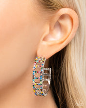 Load image into Gallery viewer, Bridging Brilliance - Multi Hoop Earrings - Paparazzi
