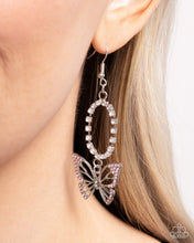 Load image into Gallery viewer, Aerial Avenue - Pink Butterfly Earrings
