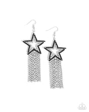 Load image into Gallery viewer, Sunset Superstar - Black Earrings - Paparazzi
