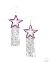 Load image into Gallery viewer, Sunset Superstar - Pink - Paparazzi Earrings
