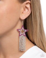 Load image into Gallery viewer, Sunset Superstar - Pink - Paparazzi Earrings
