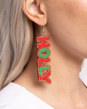 Load image into Gallery viewer, Jolly Holiday - Multi - Paparazzi Earrings
