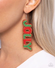 Load image into Gallery viewer, Jolly Holiday - Multi - Paparazzi Earrings
