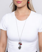Load image into Gallery viewer, Parisian Press - Red - Paparazzi Necklace
