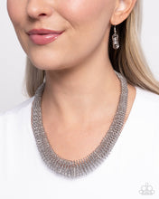 Load image into Gallery viewer, Trenchant Tribute - Silver Necklace - Paparazzi
