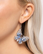 Load image into Gallery viewer, Teardrop Takeoff - Blue - Paparazzi Earrings
