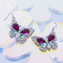 Load image into Gallery viewer, Teardrop Takeoff - Multi Butterfly Earrings - Paparazzi
