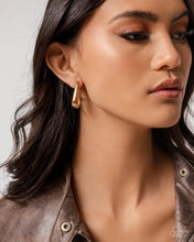 Load image into Gallery viewer, Malibu On My Mind - Gold - Paparazzi Hoops
