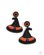 Load image into Gallery viewer, Witch Hunt - Black Halloween Earrings - Paparazzi
