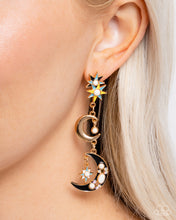 Load image into Gallery viewer, Stellar Serendipity - Gold Earrings - Paparazzi
