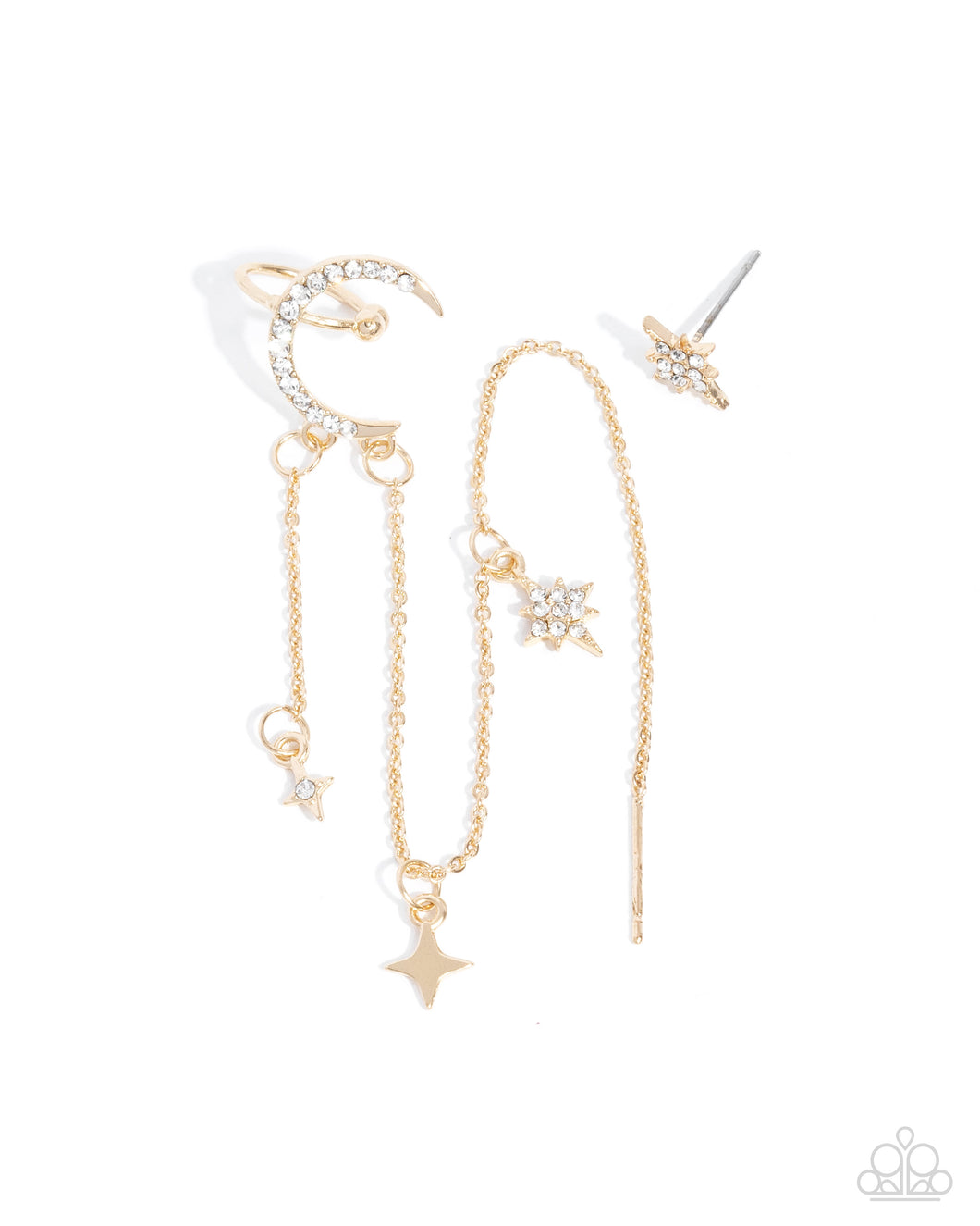 Heaven Struck - Gold Earrings - Paparazzi