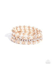Load image into Gallery viewer, Serene Stack - Rose Gold - Paparazzi Coil Bracelet
