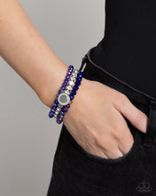 Load image into Gallery viewer, Heroic Haute - Blue - Paparazzi Bracelet
