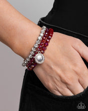 Load image into Gallery viewer, Heroic Haute - Red - Paparazzi Bracelet
